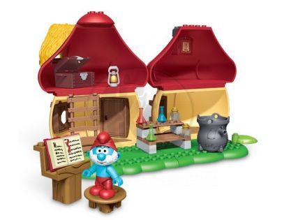 MEGABLOKS 10752 - Šmoulové  -  Taťka šmoula s domečkem
