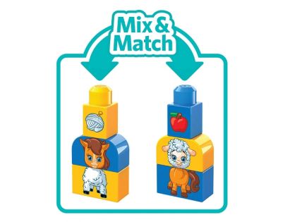 Mega Bloks First Builders kostky Sestav si zvířátka