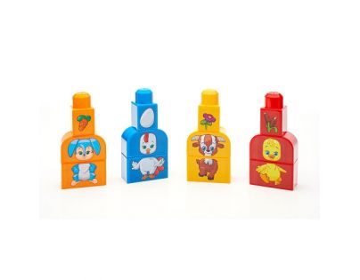 Mega Bloks First Builders kostky Sestav si zvířátka