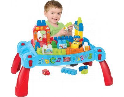 Megabloks Skládací hrací stůl s kostkami