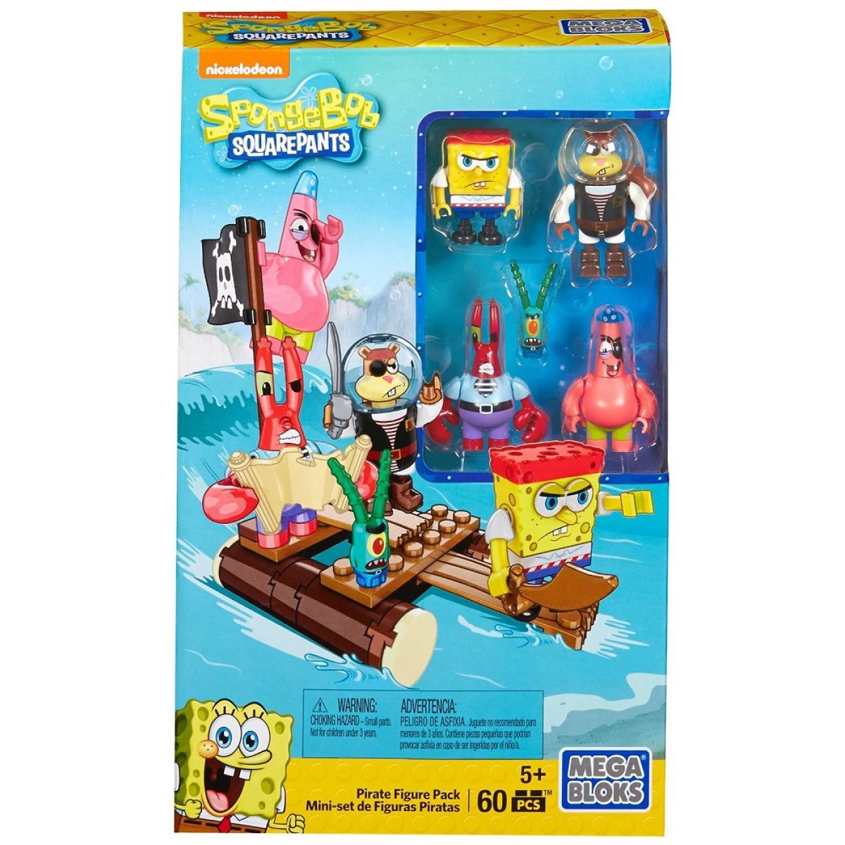MegaBloks SpongeBob Střední set - Pirate Figure Set