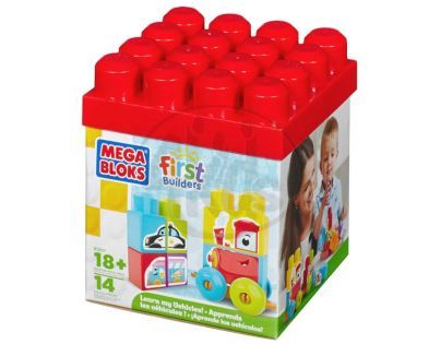 Megabloks Stavebnice 14 kostek - Dopravní prostředky