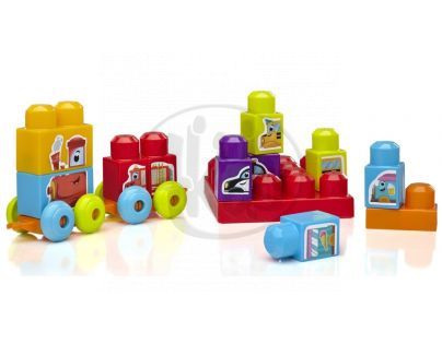 Megabloks Stavebnice 14 kostek - Dopravní prostředky