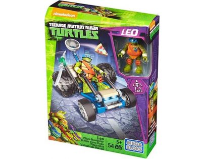 MegaBloks Želvy Ninja Závodníci - Leo Pizza Roadster