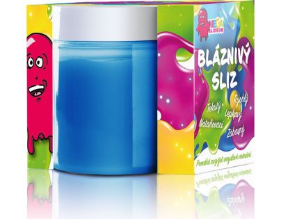 Bubble Factory Megaslizoun bláznivý sliz Crazy Hydro slime modrý s vůní borůvky
