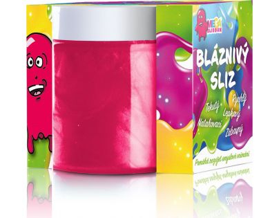 Bubble Factory Megaslizoun bláznivý sliz Crazy Hydro slime růžový s perletí