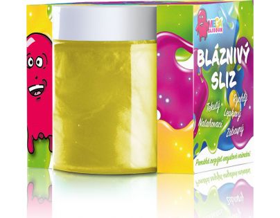 Bubble Factory Megaslizoun bláznivý sliz Crazy Hydro slime žlutý s perletí