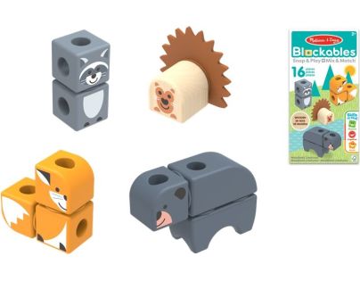Melissa & Doug blockables stavebnice divočina