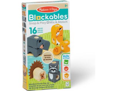 Melissa & Doug blockables stavebnice divočina
