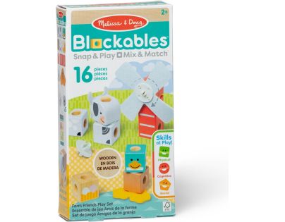 Melissa & Doug blockables stavebnice farma