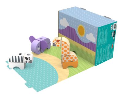 Melissa & Doug blockables stavebnice safari hrací sada