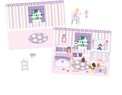 Melissa & Doug Blok s adhezními samolepkami Dům