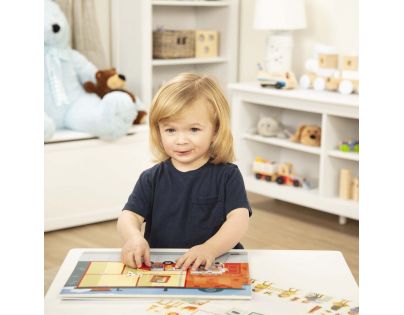 Melissa & Doug Blok s adhezními samolepkami Město