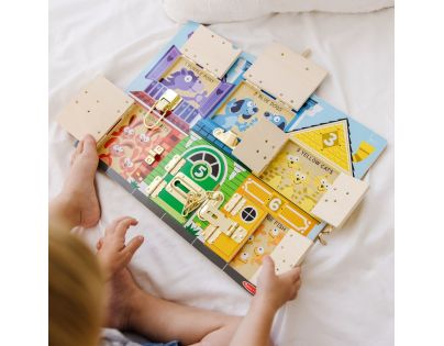 Melissa & Doug Dřevěná deska se zámky