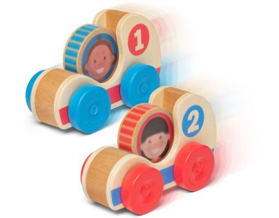Melissa & Doug Go Tots Dřevěná závodní auta - Poškozený obal