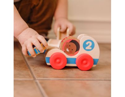 Melissa & Doug Go Tots Dřevěná závodní auta - Poškozený obal