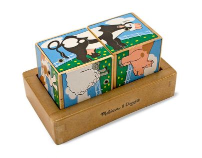 Melissa & Doug Kostky se zvukem Farma