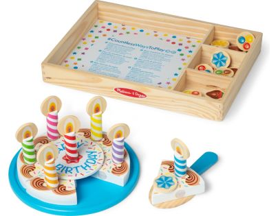 Melissa & Doug narozeninová dort set