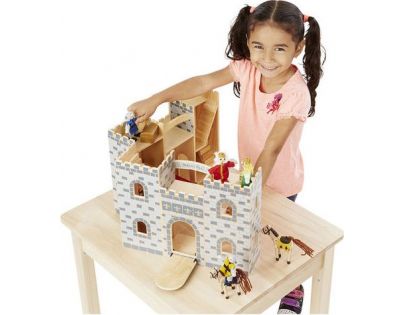 Melissa & Doug Přenosný skládací hrad Melissa & Doug Přenosný skládací hrad