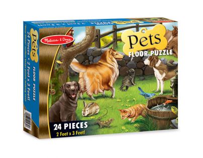 Melissa & Doug Puzzle podlahové 24 ks
