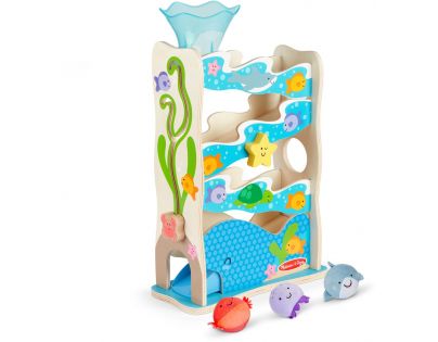 Melissa & Doug Rollables Dřevěná skluzavka