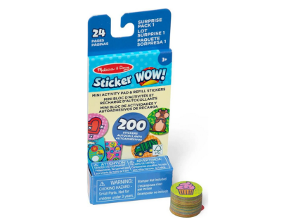Melissa & Doug sticker wow náplně samolepek tuba plná překvapení