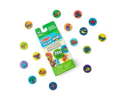 Melissa & Doug sticker wow náplně samolepek dinosauři