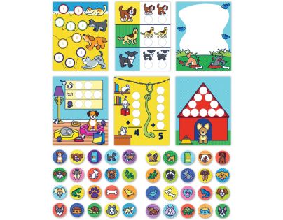 Melissa & Doug sticker wow samolepky pejskové