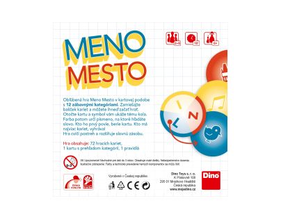 Dino Meno Mesto Cestovní hra