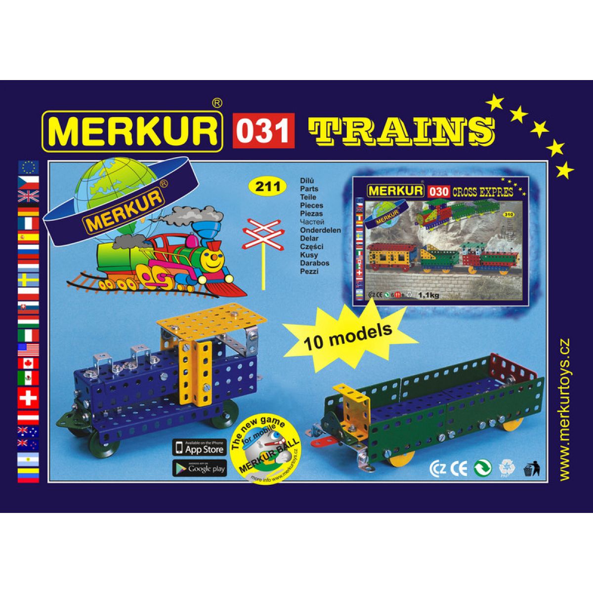 Merkur Stavebnice M 031 Železniční modely