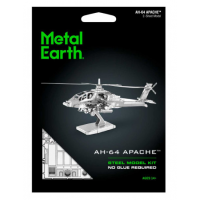 Metal Earth 3D Puzzle AH-64 Apache 41 dílků 6