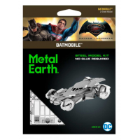 Metal Earth 3D Puzzle Batman vs Superman Batmobile 54 dílků 2