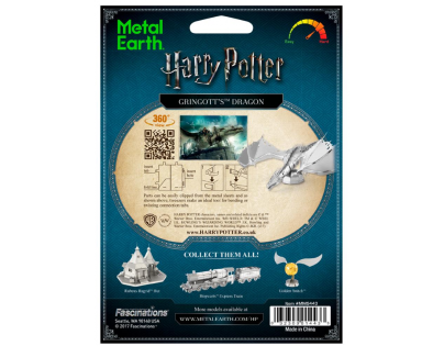 Metal Earth 3D Puzzle Harry Potter Drak Gringottovy banky 36 dílků