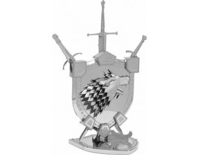 Metal Earth 3D Puzzle Hra o trůny Erb Starků 20 dílků