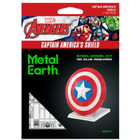 Metal Earth 3D Puzzle Marvel Captain America Shield 13 dílků 5