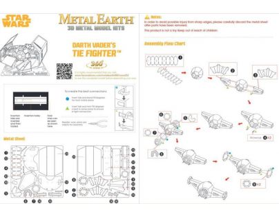 Metal Earth Star Wars Darth Vaders Starfighter