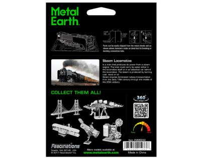 Metal Earth 3D Puzzle Steam Locomotive 14 dílků