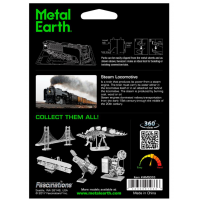 Metal Earth 3D Puzzle Steam Locomotive 14 dílků 6
