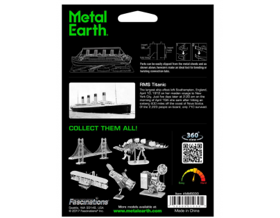 Metal Earth 3D Puzzle Titanic 39 dílků