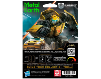 Metal Earth 3D Puzzle Transformers Bumblebee 68 dílků