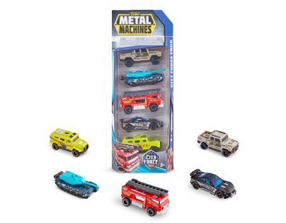 Metal Machines City force Sada aut 5 ks
