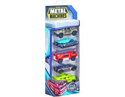 Metal Machines City force Sada aut 5 ks