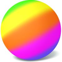 Míč Fluo tříbarevný 23 cm