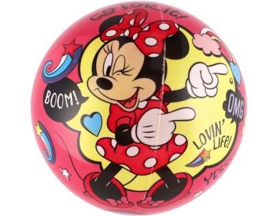 Míč Minnie nafouknutý 23 cm v síťce