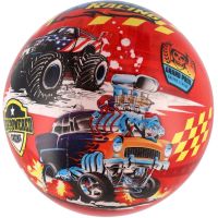 Míč Super cars monster truck nafouknutý 23 cm v síťce