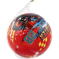 Míč Super cars monster truck nafouknutý 23 cm v síťce 3