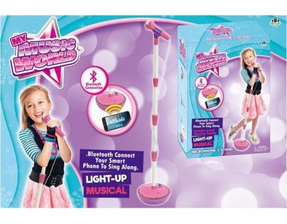 Made Mikrofon na baterie se stojanem a s možností externího připojení