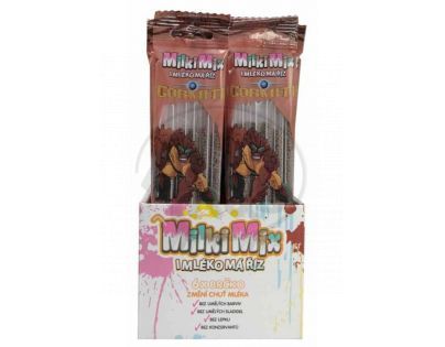 MilkiMix mléčná brčka 6-pack Gormiti – Čokoláda