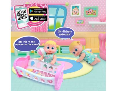 Miminko Bouncin Babies v postýlce Bounie