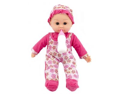 Miminko mrkací a mluvící s doplňky 30 cm